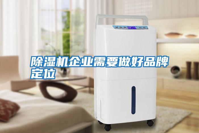 除湿机企业需要做好品牌定位