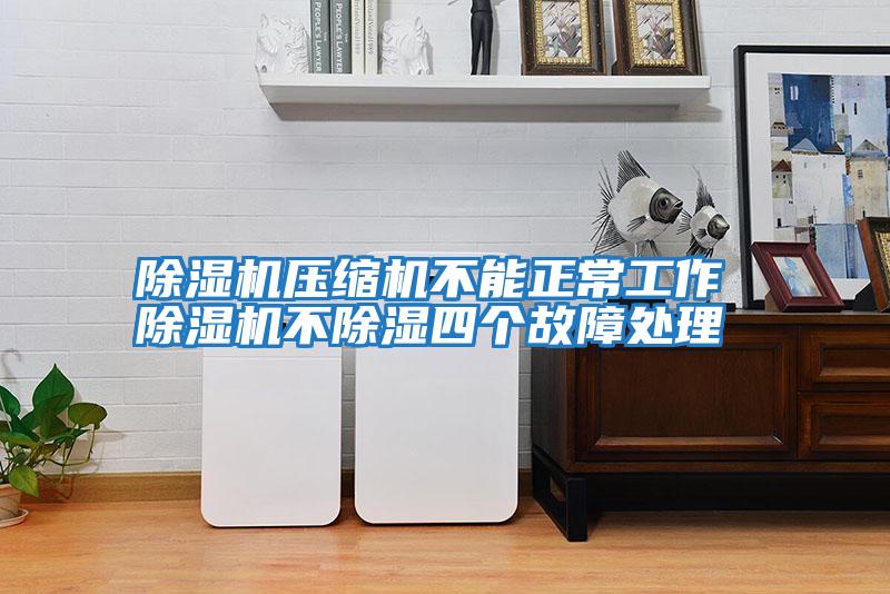 除湿机压缩机不能正常工作 除湿机不除湿四个故障处理