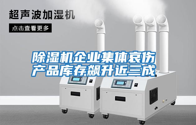 除湿机企业集体哀伤 产品库存飙升近三成