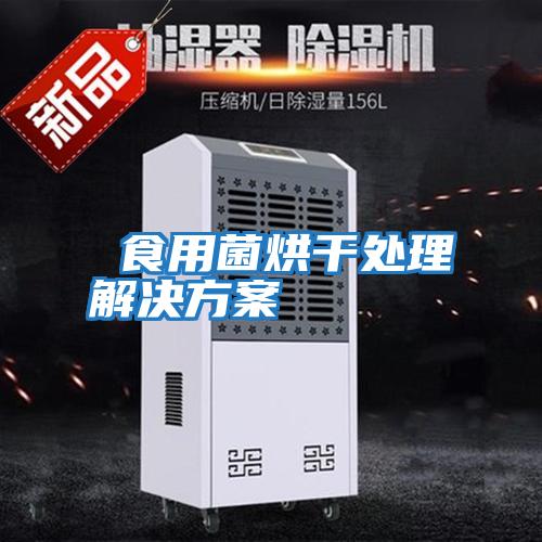  食用菌烘干处理解决方案