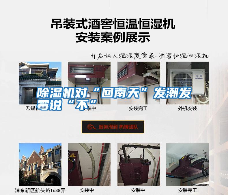 除湿机对“回南天”发潮发霉说“不”