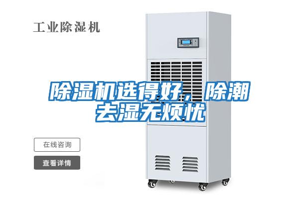 除湿机选得好，除潮去湿无烦忧