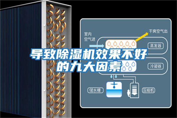 导致除湿机效果不好的九大因素