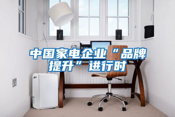 中国家电企业“品牌提升”进行时