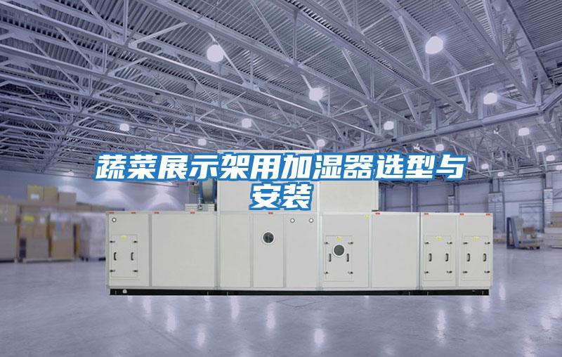 蔬菜展示架用加湿器选型与安装