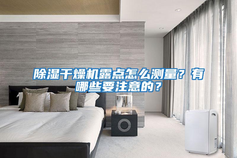 除湿干燥机露点怎么测量？有哪些要注意的？