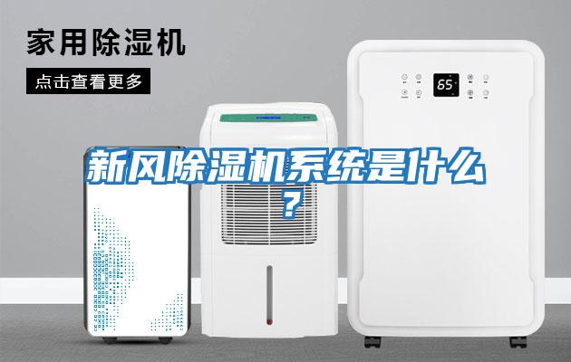 新风除湿机系统是什么？