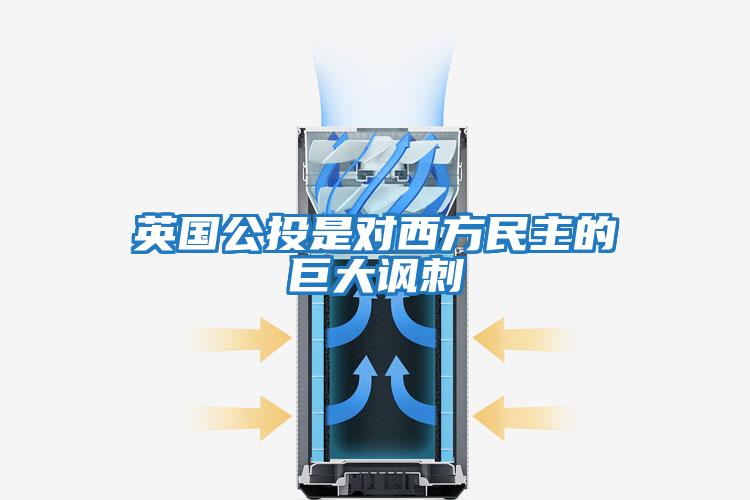 英国公投是对西方民主的巨大讽刺