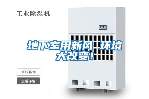 地下室用新风 环境大改变！
