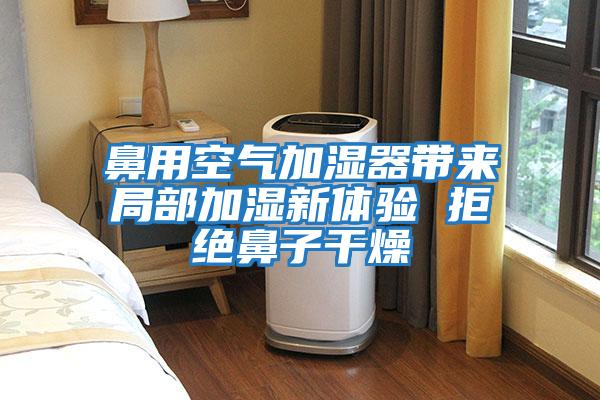 鼻用空气加湿器带来局部加湿新体验 拒绝鼻子干燥