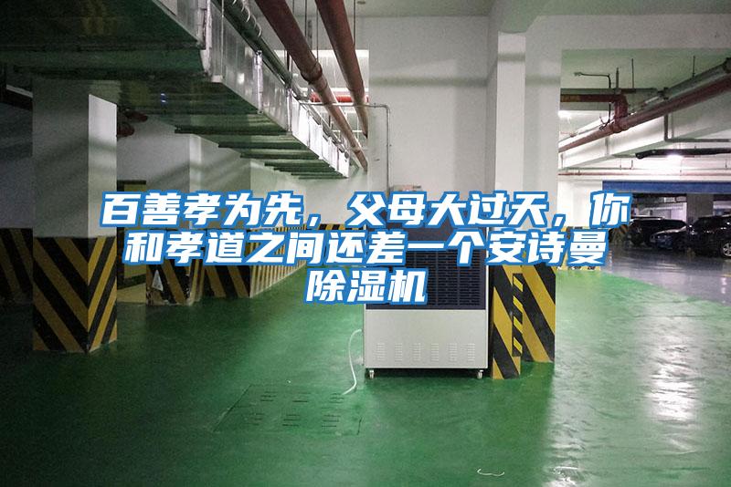 百善孝为先，父母大过天，你和孝道之间还差一个安诗曼除湿机