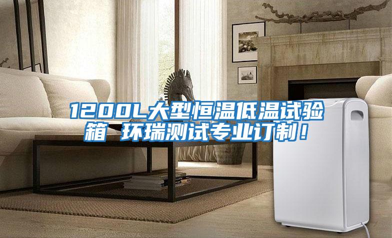 1200L大型恒温低温试验箱 环瑞测试专业订制！