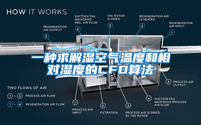 一种求解湿空气温度和相对湿度的CFD算法