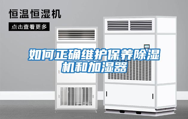如何正确维护保养除湿机和加湿器