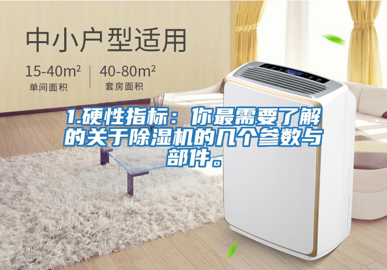 1.硬性指标：你最需要了解的关于除湿机的几个参数与部件。