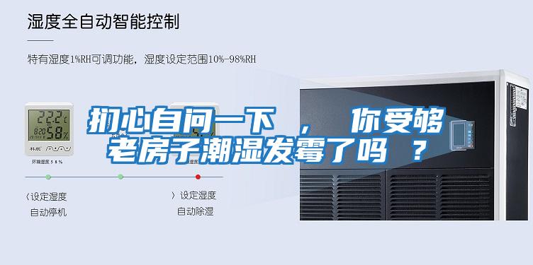 扪心自问一下 ， 你受够老房子潮湿发霉了吗 ？