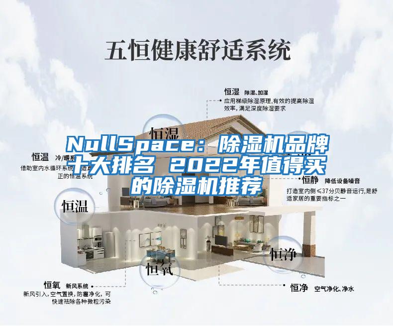 NullSpace：除湿机品牌十大排名 2022年值得买的除湿机推荐