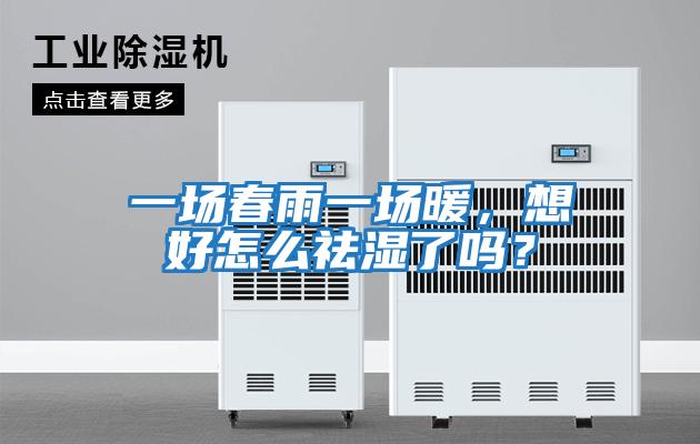 一场春雨一场暖，想好怎么祛湿了吗？