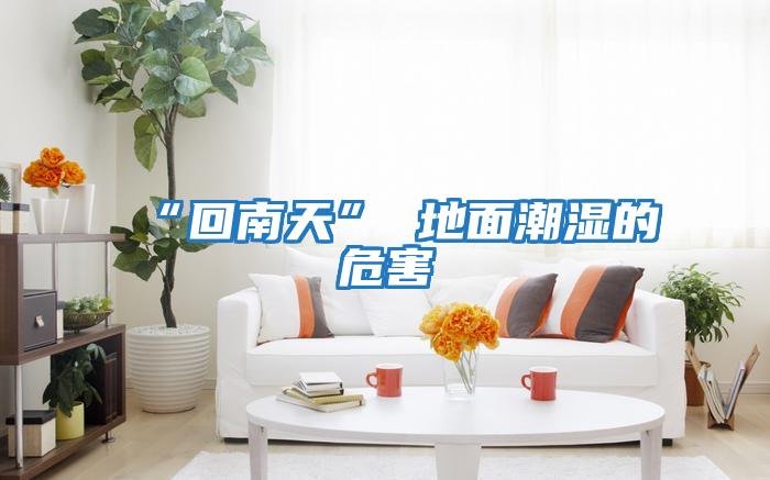 “回南天” 地面潮湿的危害