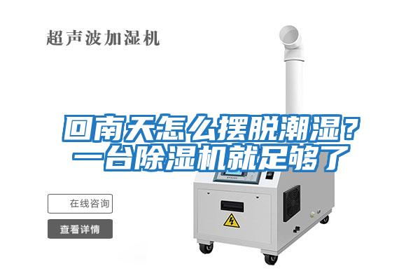 回南天怎么摆脱潮湿？一台除湿机就足够了