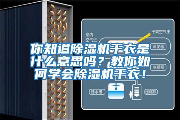 你知道除湿机干衣是什么意思吗？教你如何学会除湿机干衣！