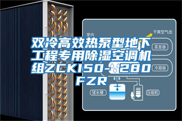 双冷高效热泵型地下工程专用除湿空调机组ZCKI50- 280FZR