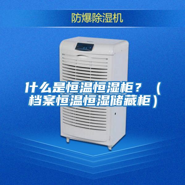 什么是恒温恒湿柜？（档案恒温恒湿储藏柜）