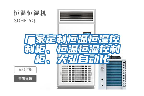 厂家定制恒温恒湿控制柜、恒温恒湿控制柜、大弘自动化