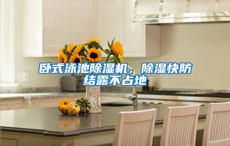 卧式泳池除湿机，除湿快防结露不占地