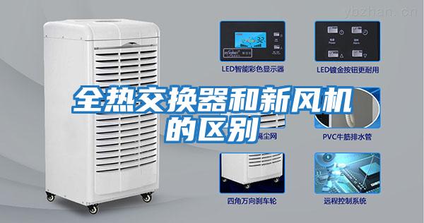 全热交换器和新风机的区别