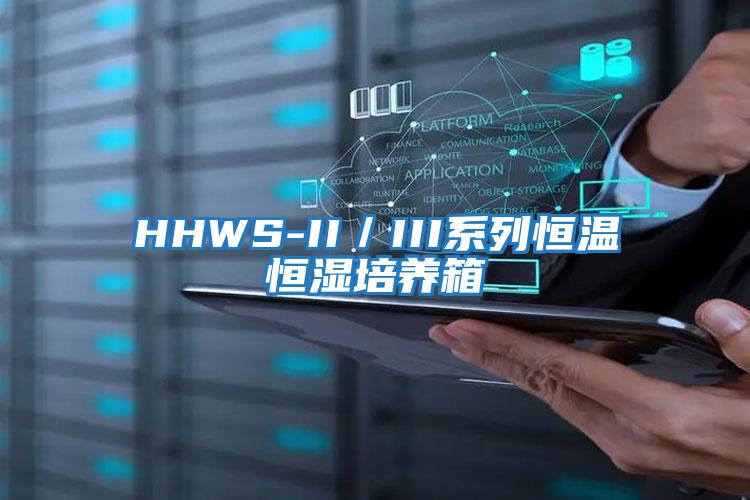 HHWS-II／III系列恒温恒湿培养箱