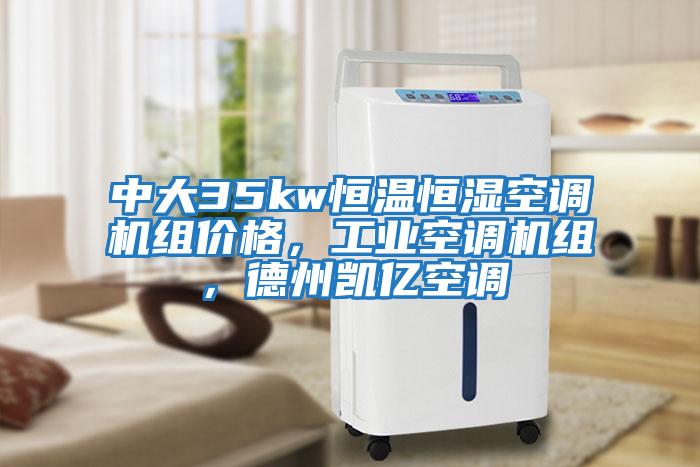 中大35kw恒温恒湿空调机组价格，工业空调机组，德州凯亿空调