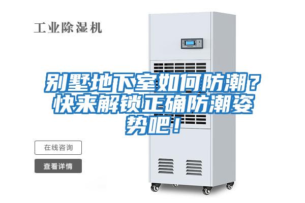 别墅地下室如何防潮？快来解锁正确防潮姿势吧！