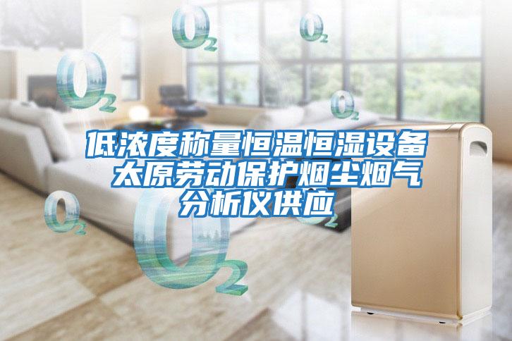 低浓度称量恒温恒湿设备 太原劳动保护烟尘烟气分析仪供应