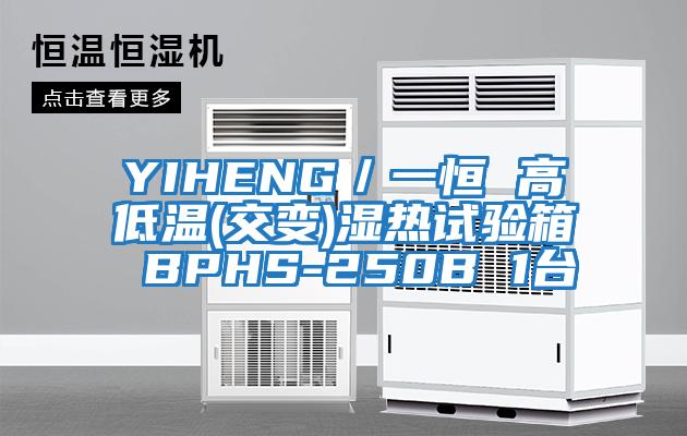 YIHENG／一恒 高低温(交变)湿热试验箱 BPHS-250B 1台