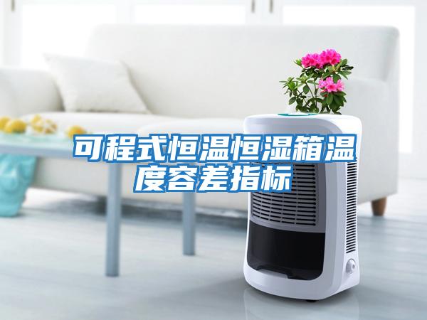 可程式恒温恒湿箱温度容差指标