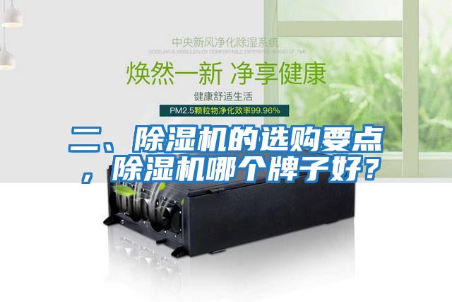 二、除湿机的选购要点，除湿机哪个牌子好？