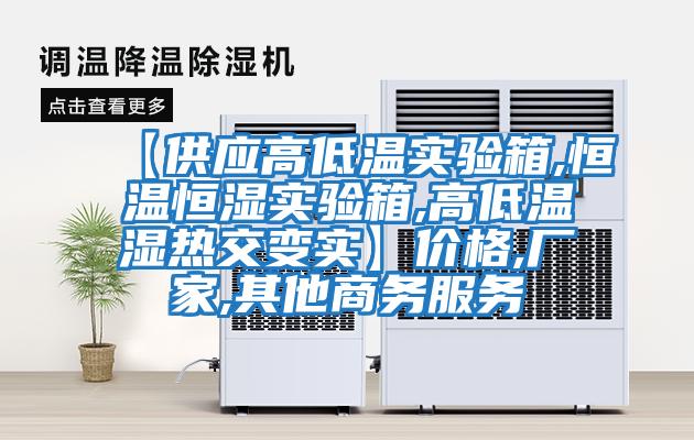 【供应高低温实验箱,恒温恒湿实验箱,高低温湿热交变实】价格,厂家,其他商务服务