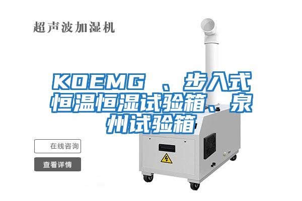 KOEMG 、步入式恒温恒湿试验箱、泉州试验箱