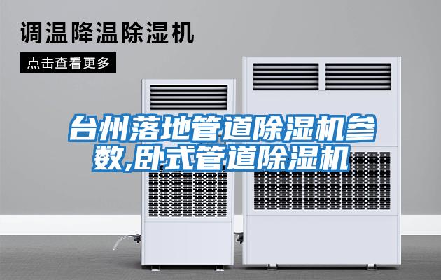 台州落地管道除湿机参数,卧式管道除湿机