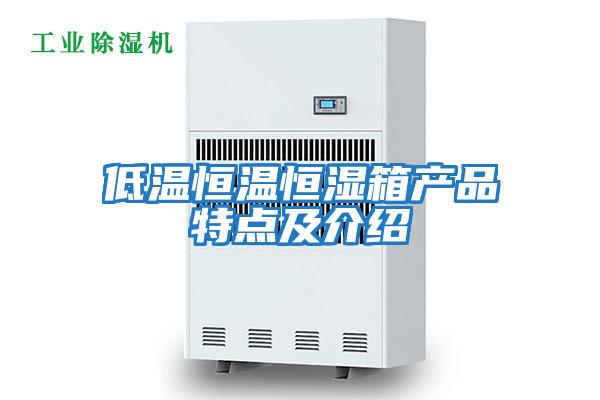 低温恒温恒湿箱产品特点及介绍