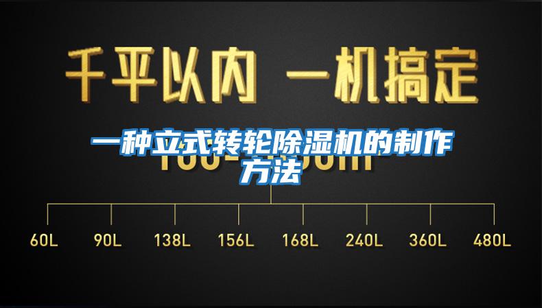 一种立式转轮除湿机的制作方法