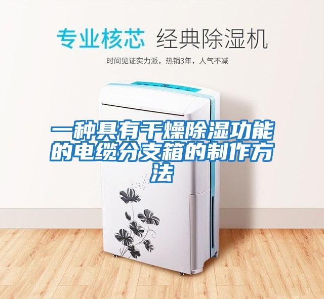 一种具有干燥除湿功能的电缆分支箱的制作方法