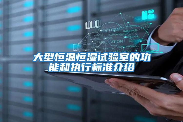 大型恒温恒湿试验室的功能和执行标准介绍