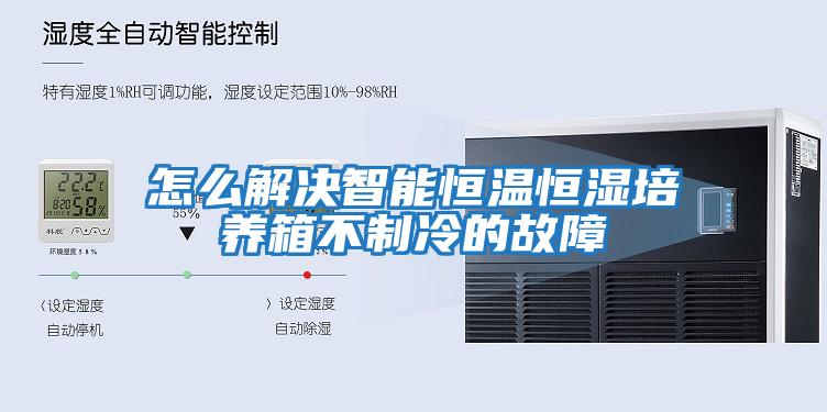 怎么解决智能恒温恒湿培养箱不制冷的故障
