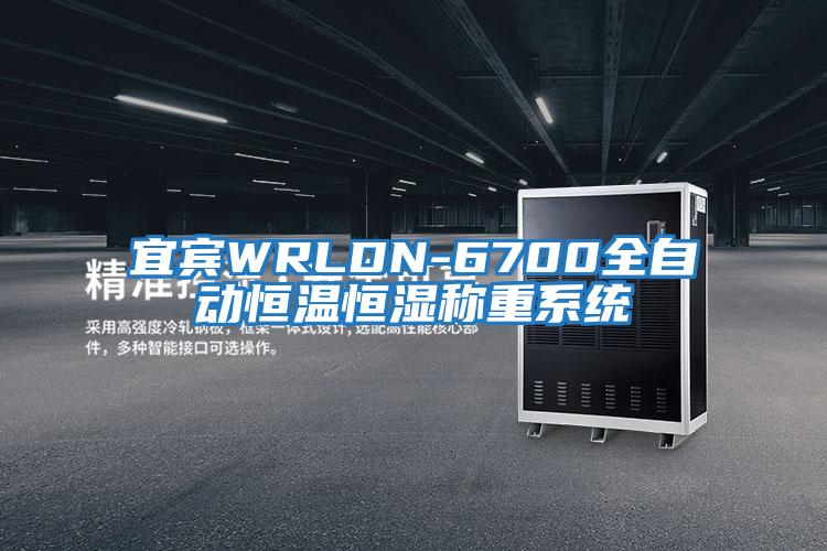 宜宾WRLDN-6700全自动恒温恒湿称重系统