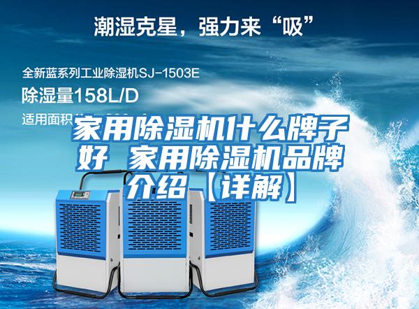 家用除湿机什么牌子好 家用除湿机品牌介绍【详解】