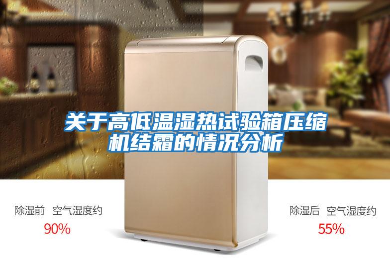 关于高低温湿热试验箱压缩机结霜的情况分析
