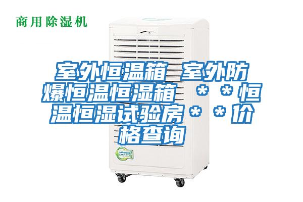 室外恒温箱 室外防爆恒温恒湿箱 ＊＊恒温恒湿试验房＊＊价格查询