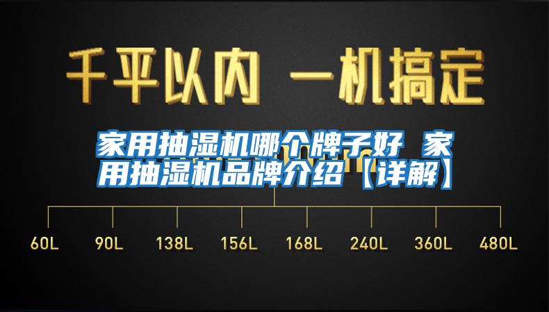 家用抽湿机哪个牌子好 家用抽湿机品牌介绍【详解】